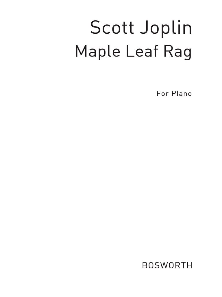 Joplin, S Maple Leaf Rag Easy (Naylor)